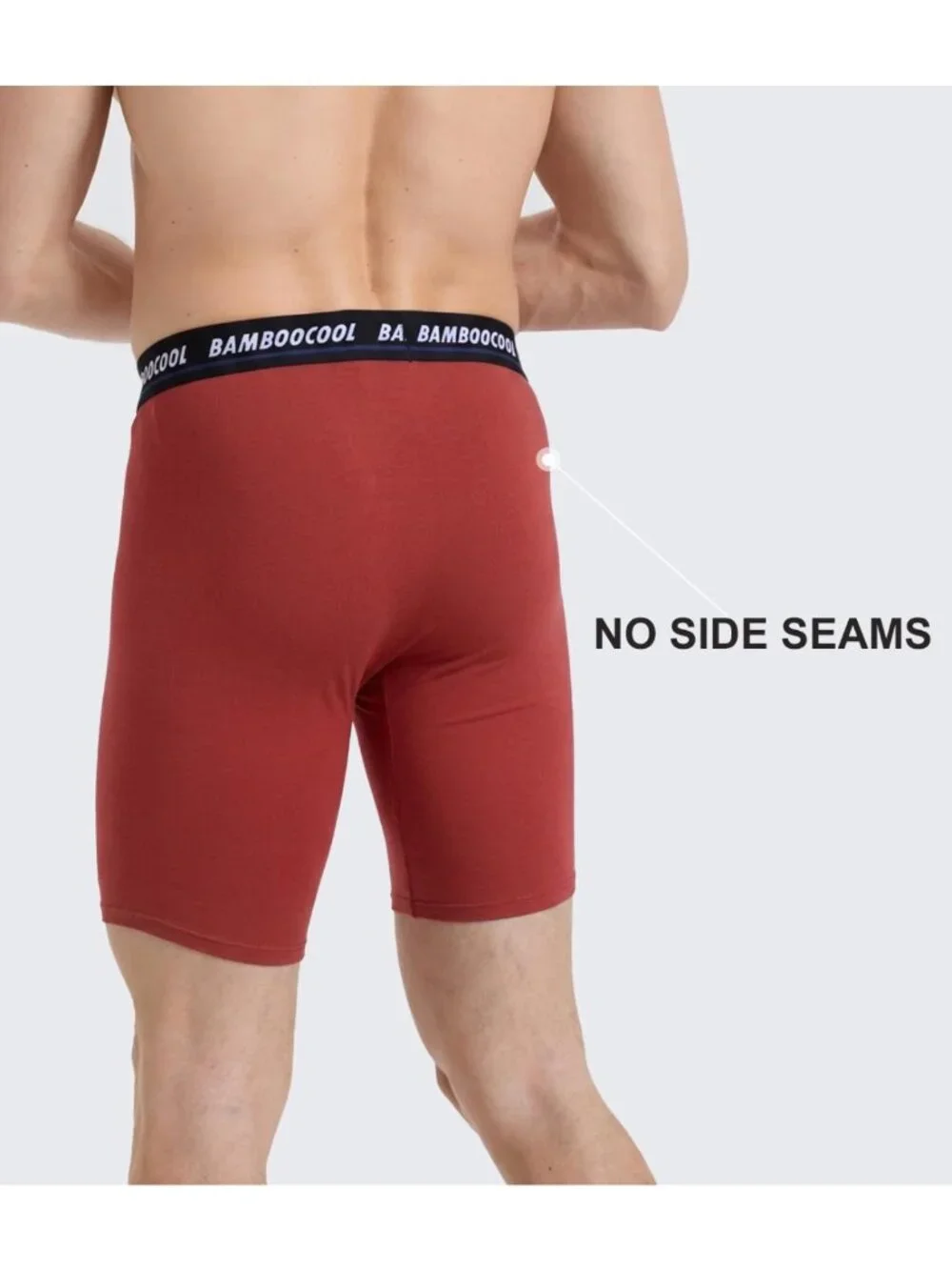 Men's Long Boxer Briefs - Performance Sports Underwear, Comfortable Multi-Pack